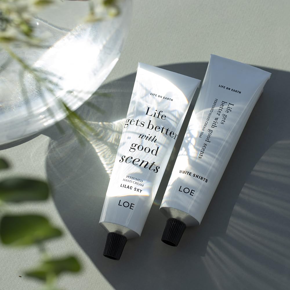 LOE Life On Earth Perfumed Hand Cream – White Shirts Linen Floral, 50ml