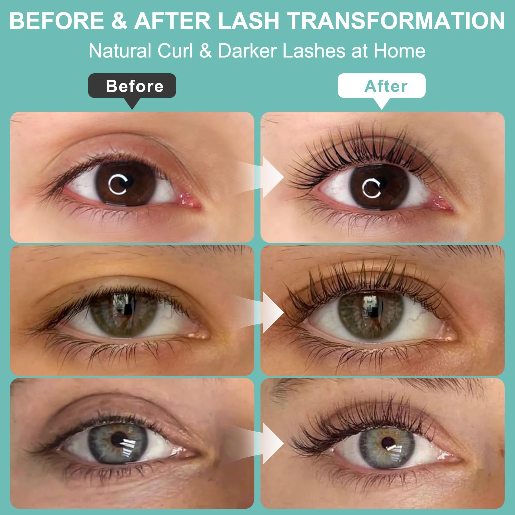 Loeland Lash Lift Kit - Long-Lasting Curl & Color, At-Home Salon-Quality