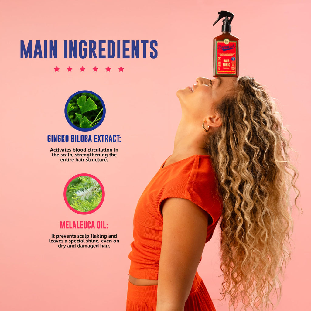 Lola From Rio Rapunzel Hair Tonic Spray for Women – Strengthening & Thickening Solution (8.45 oz)