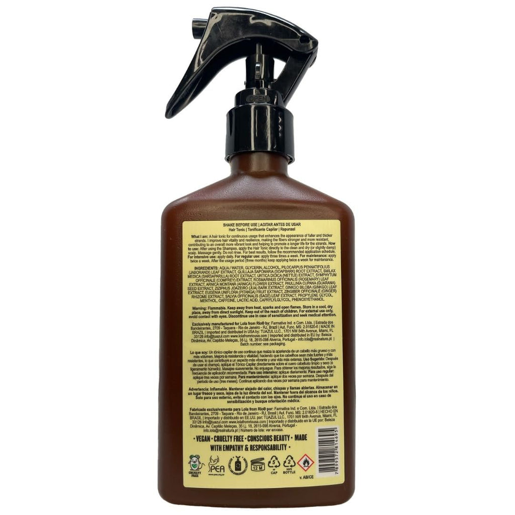 Lola From Rio Rapunzel Hair Tonic Spray for Women – Strengthening & Thickening Solution (8.45 oz)