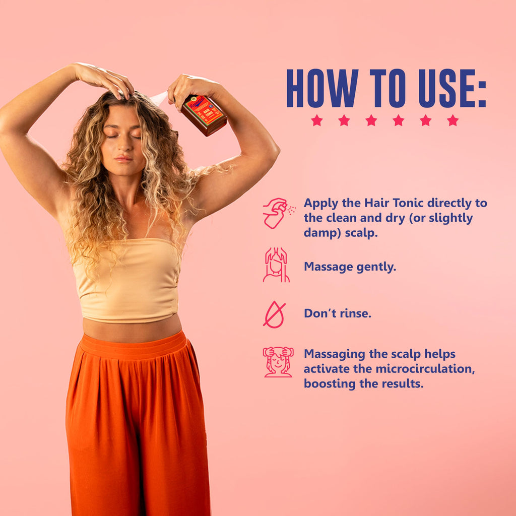 Lola From Rio Rapunzel Hair Tonic Spray for Women – Strengthening & Thickening Solution (8.45 oz)