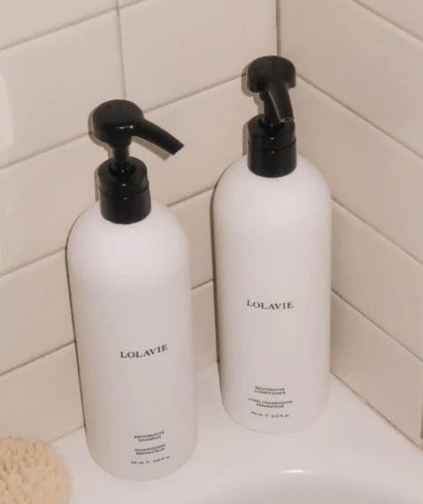 LolaVie Mega Wash Day Essentials: Restorative Shampoo & Conditioner 2 x 24 oz