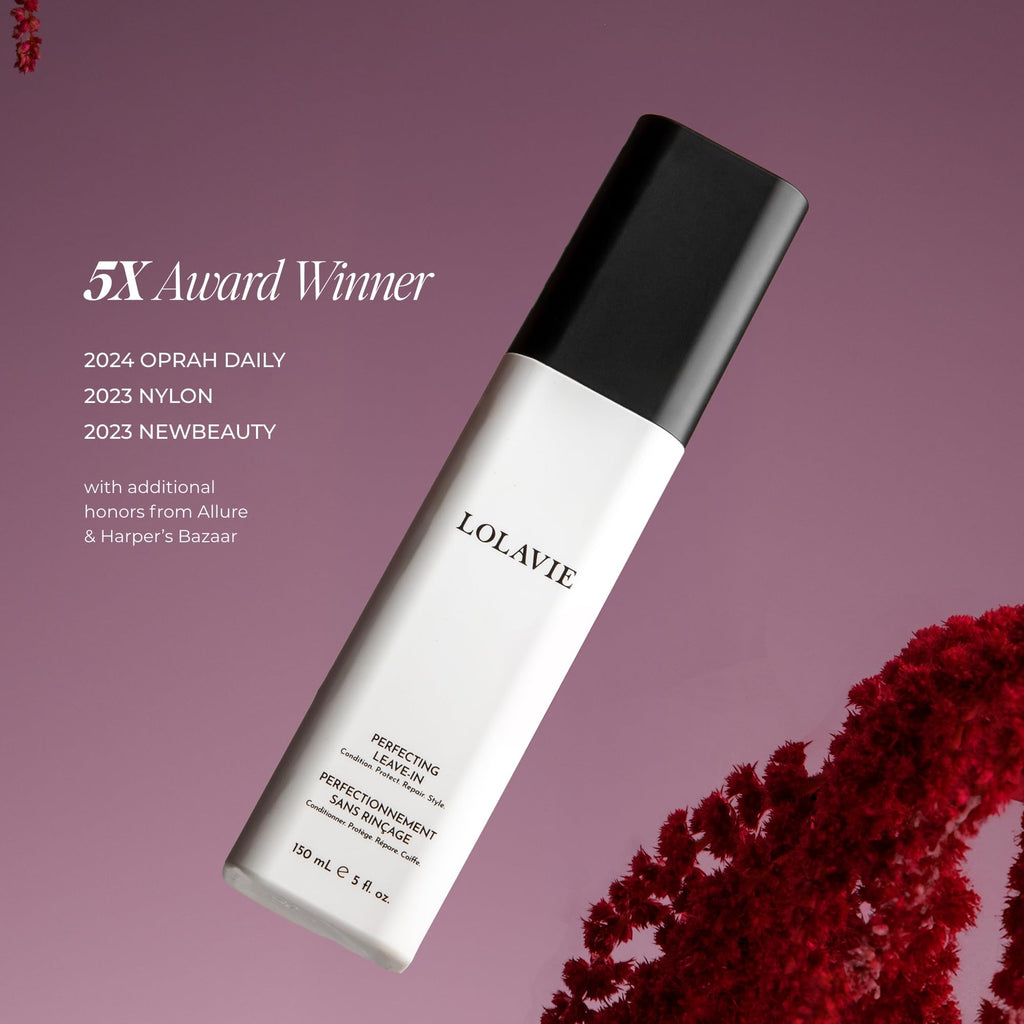 LolaVie Perfecting Leave-In Conditioner – 5.0 oz, 2 Pack | 72-Hour Frizz Control & 450°F Heat Protection
