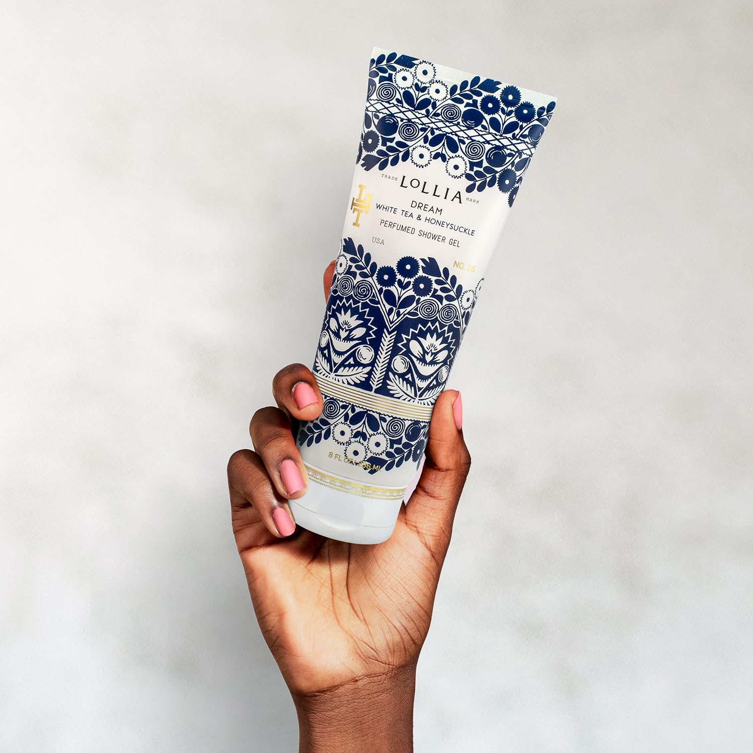 LOLLIA Dream Shower Gel | White Tea & Honeysuckle, 8 oz