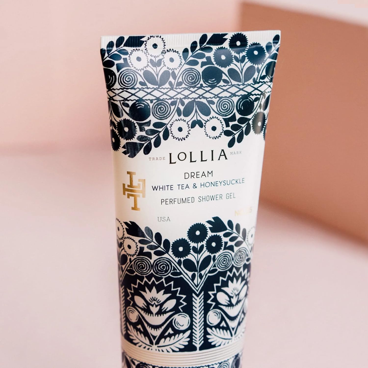 LOLLIA Dream Shower Gel | White Tea & Honeysuckle, 8 oz