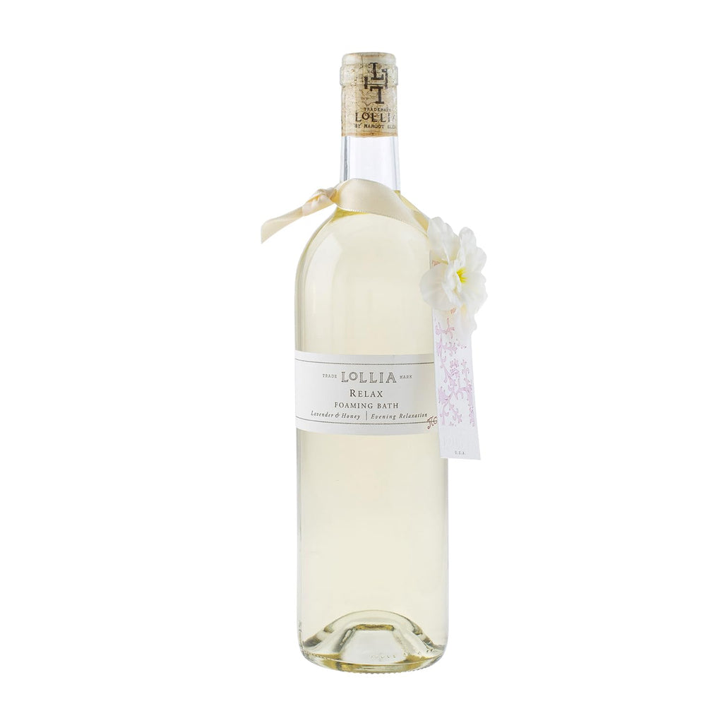 Lollia Relax Bubble Bath – Lavender & Honey Scent, 25 fl oz