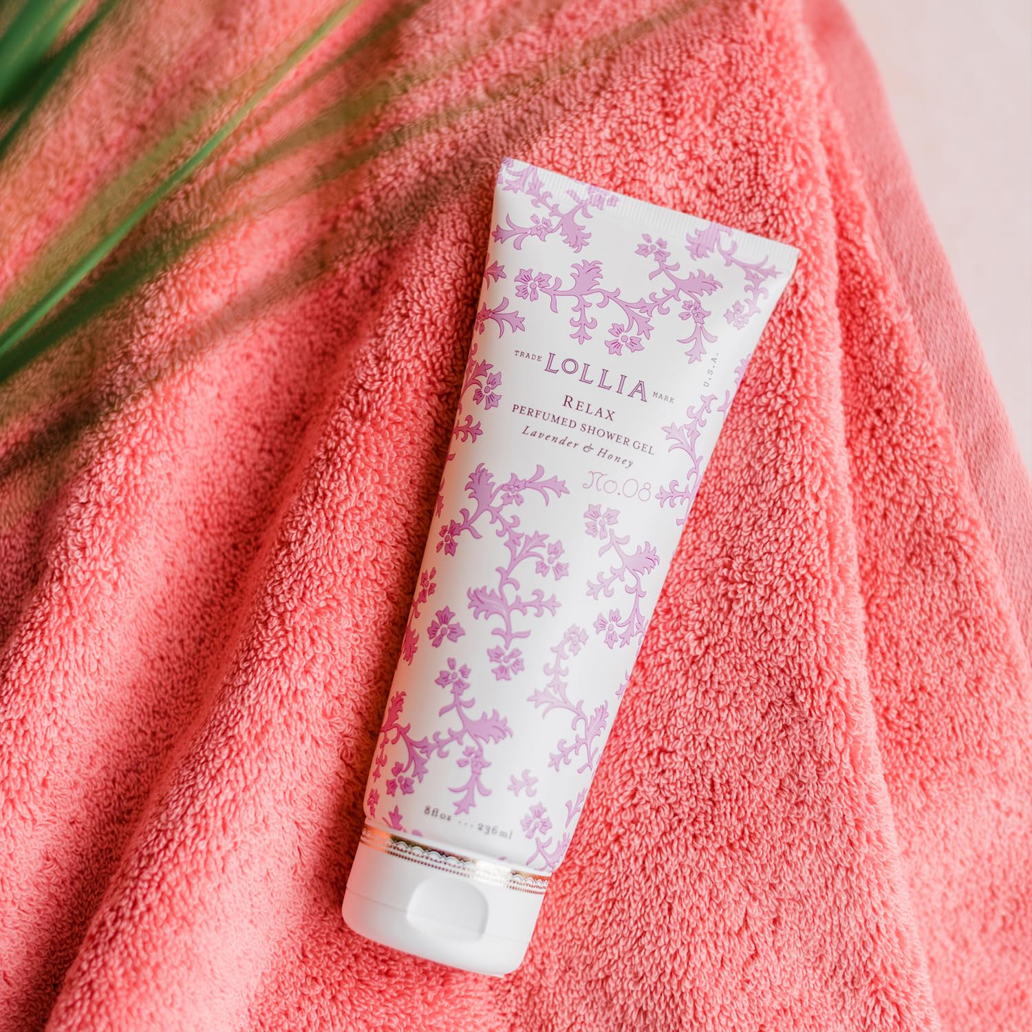 LOLLIA Relax Shower Gel – Lavender & Honey, Moisturizing Body Wash