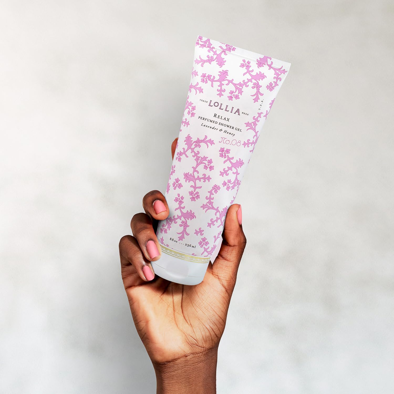 LOLLIA Relax Shower Gel – Lavender & Honey, Moisturizing Body Wash
