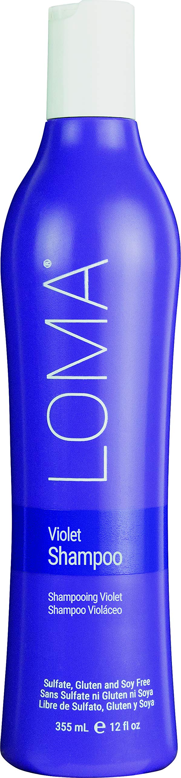 LOMA Violet Shampoo 12 oz — Sulfate, Paraben & Gluten Free, Brightens Blonde
