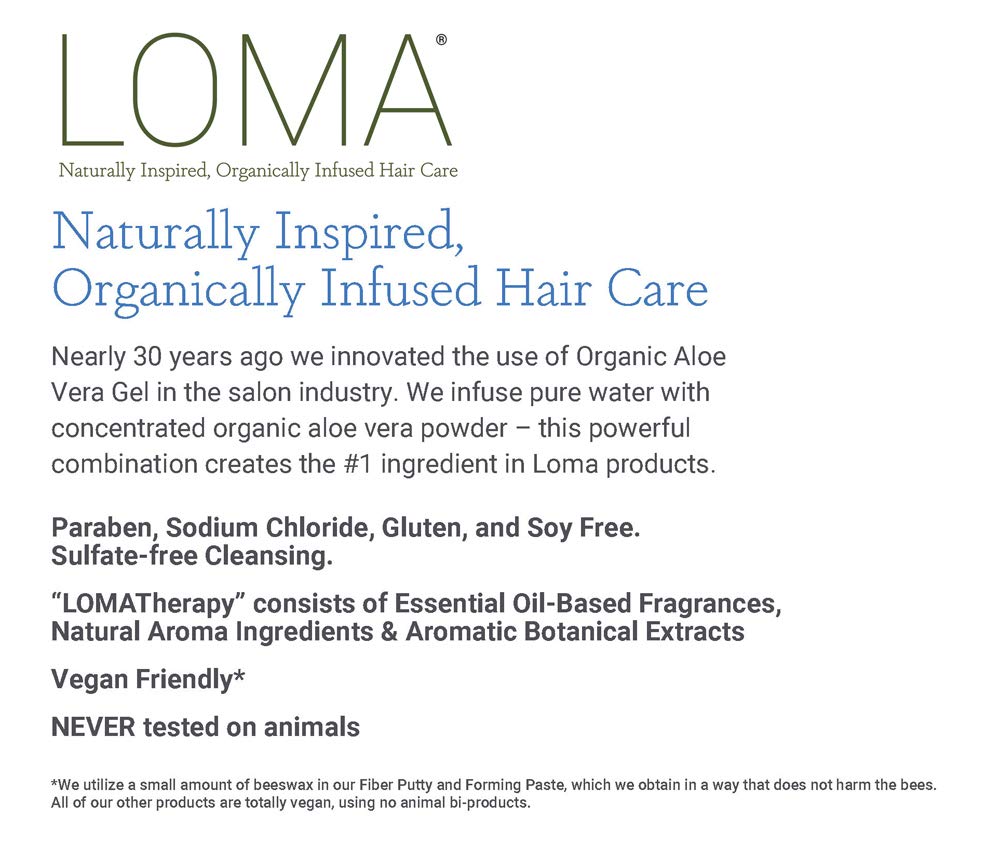 LOMA Violet Shampoo 12 oz — Sulfate, Paraben & Gluten Free, Brightens Blonde