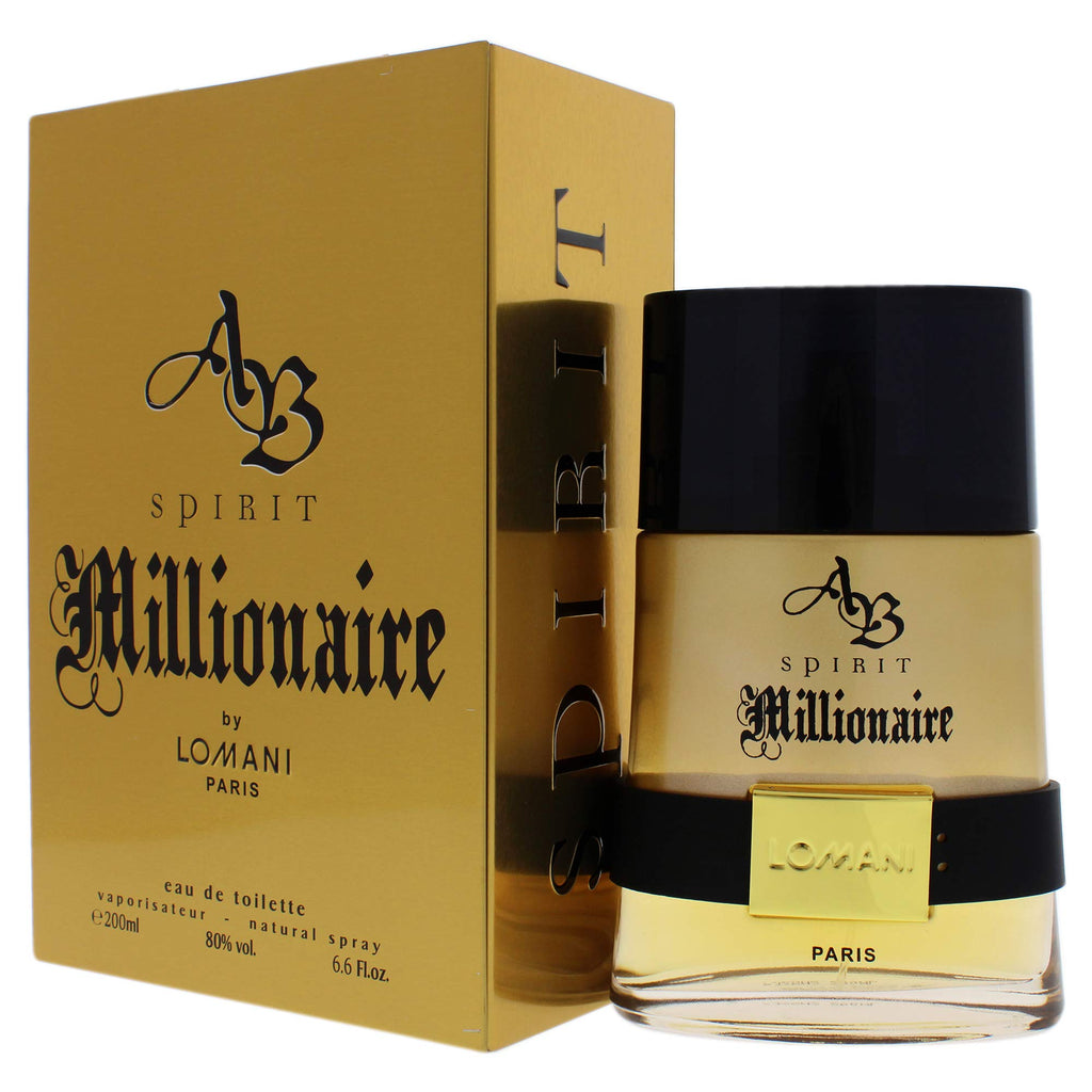 Lomani AB Spirit Millionaire for Men – 6.6 Fl Oz EDT Spray