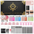 Lomansa Lash Lift Color Kit Black – Instant Curl & Volumizing Color at Home or Salon