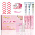 Lomansa Lash Lift Kit for Beginners – At-Home Eyelash Perm with Open Eye Self-Lift Pads