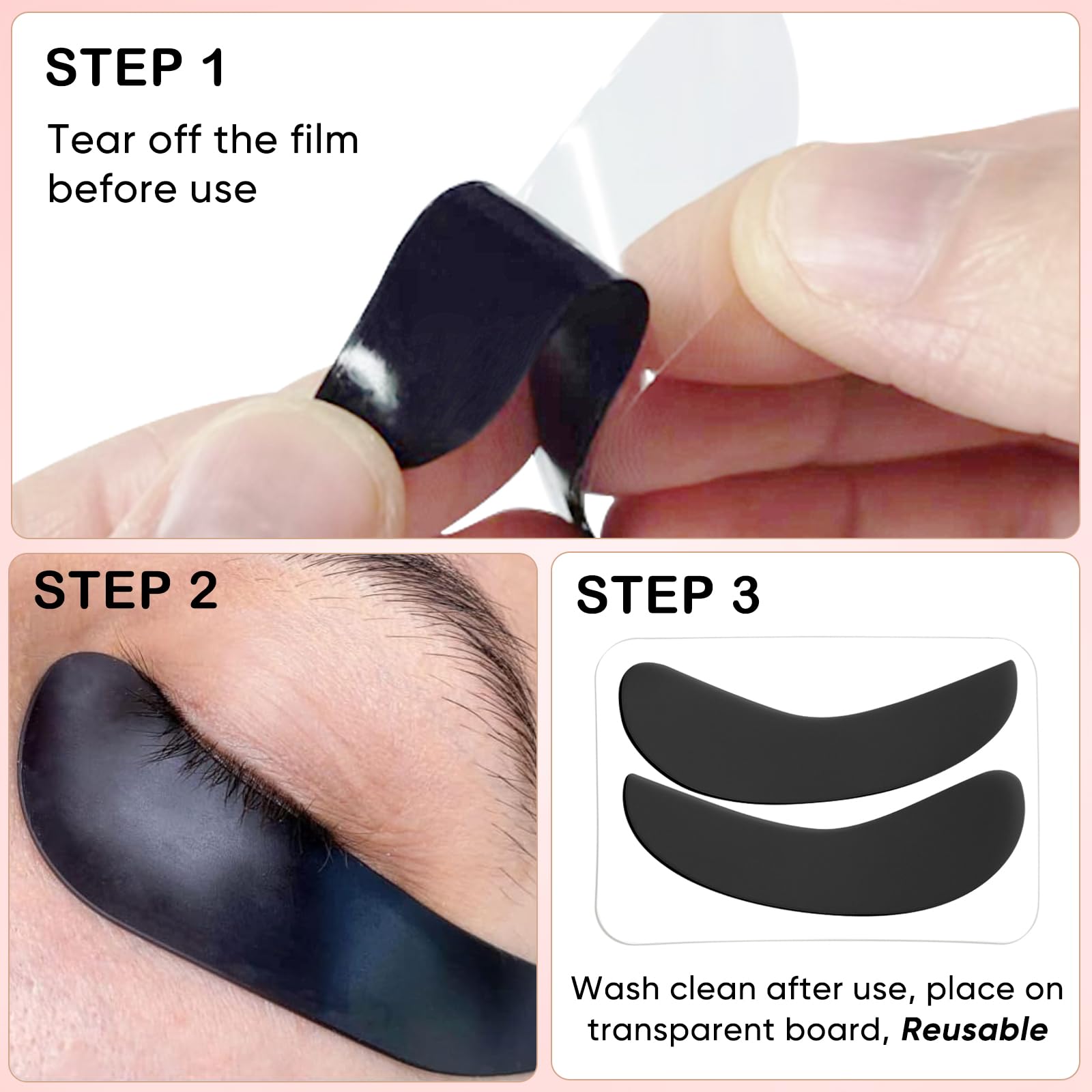 Lomansa Lash Tint Kit – Instant Black Eyelash Dye & Brow Tint, 8ml, Beginner Friendly
