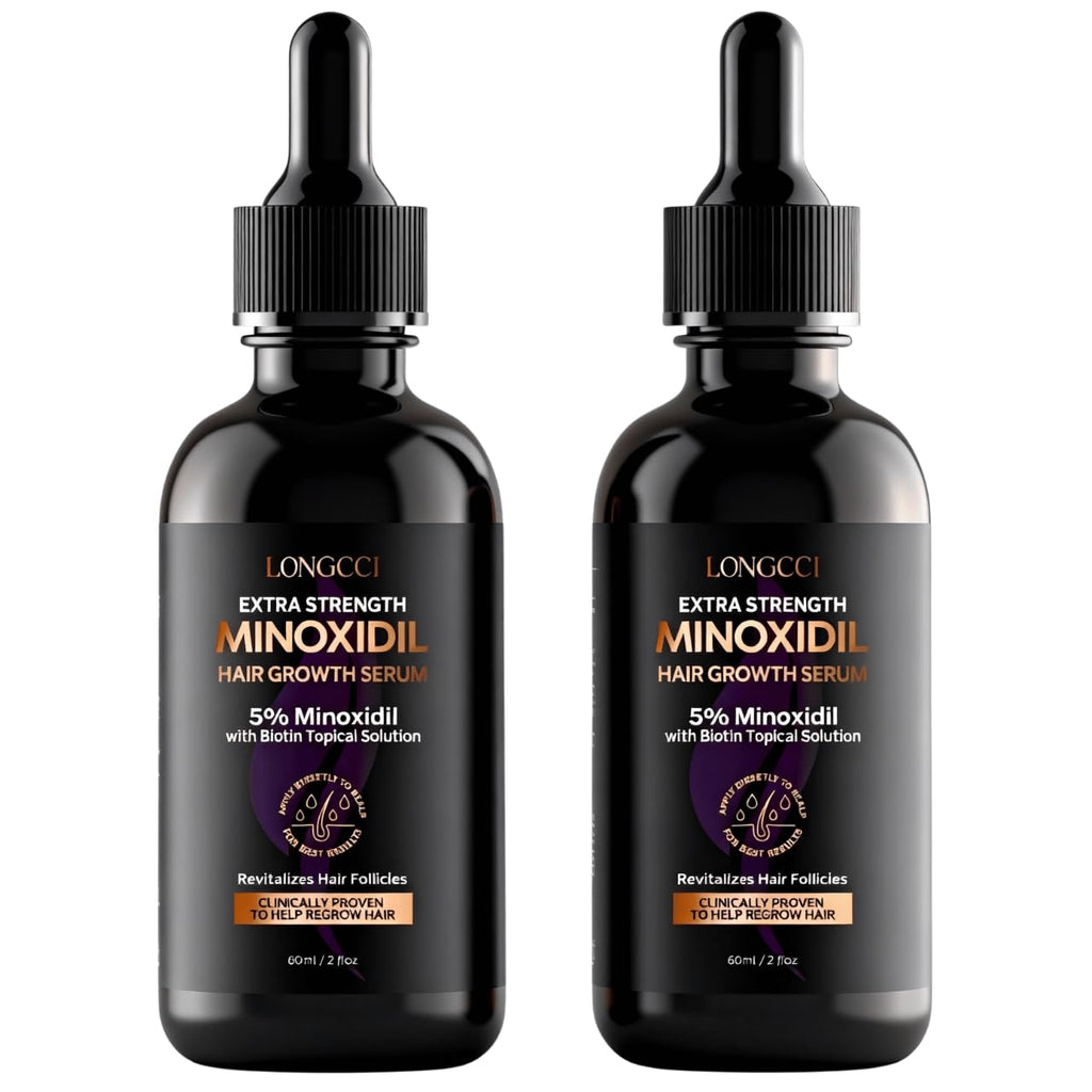 LONGCCI 5% Minoxidil for Women – Extra Strength Hair Regrowth, 120ML
