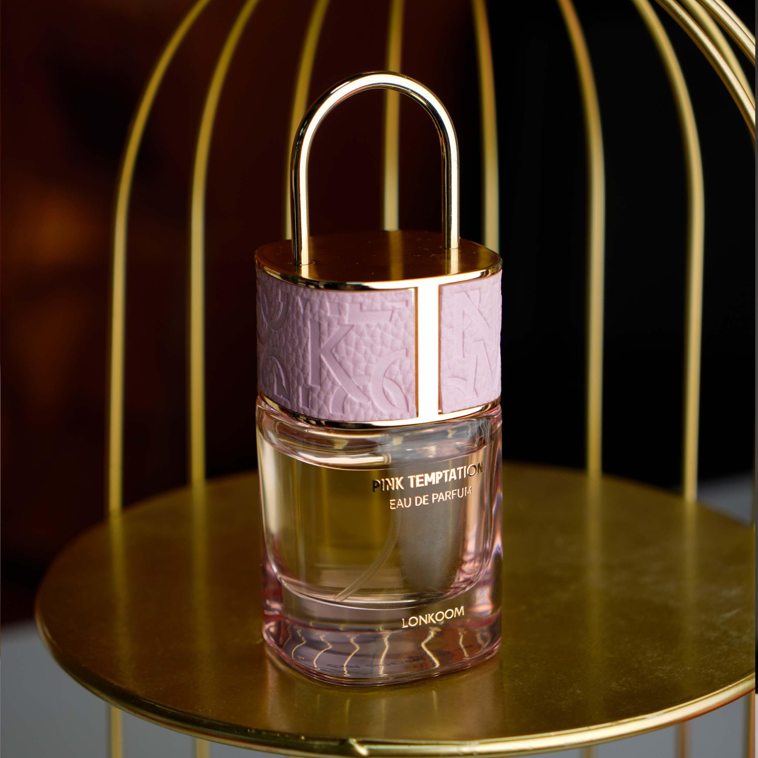 Lonkoom Lock Pink Temptation Eau de Parfum for Women – Floral Woody, 50ml