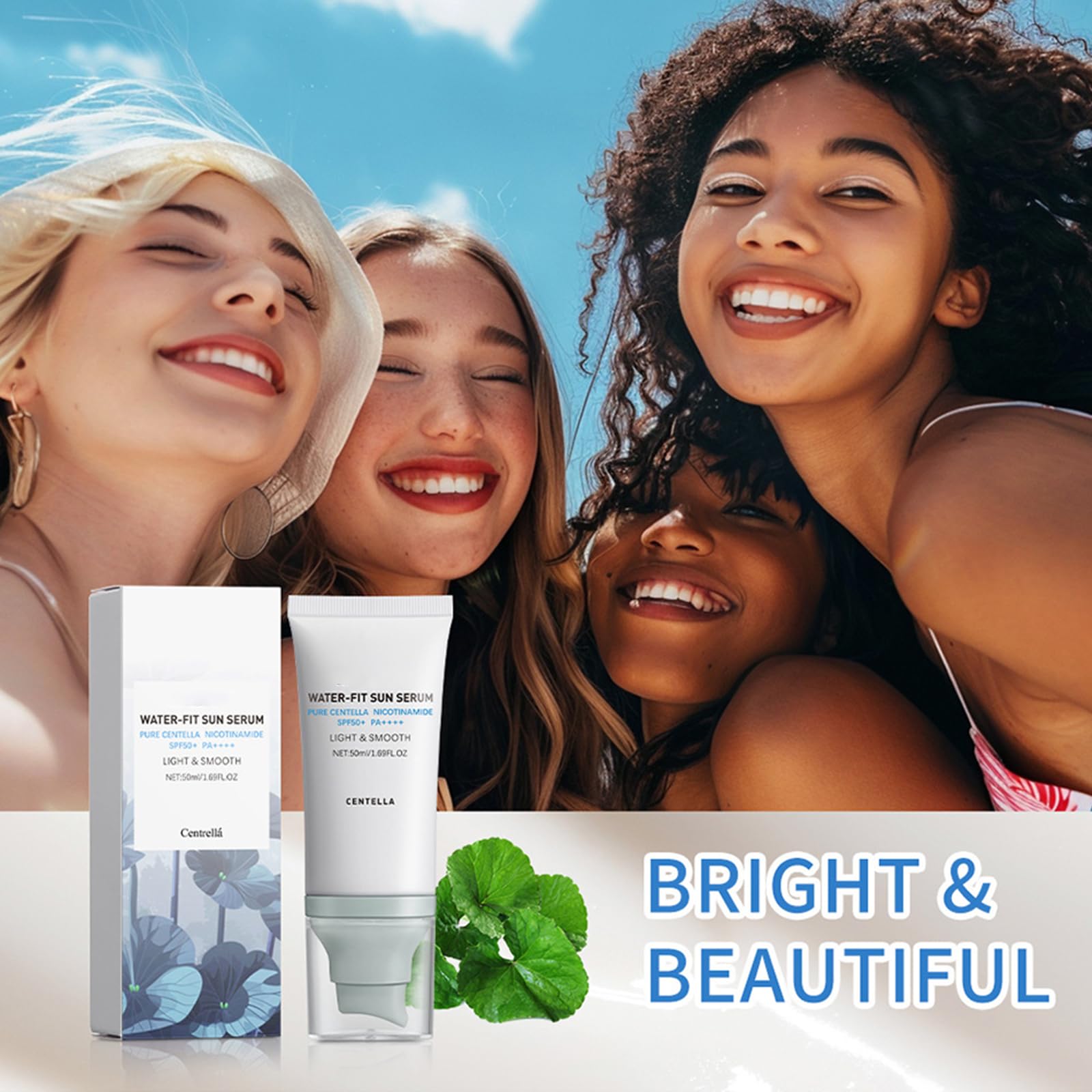 Loobexery Centella Sunscreen SPF50 PA++++, 50ML – Lightweight UV Defense