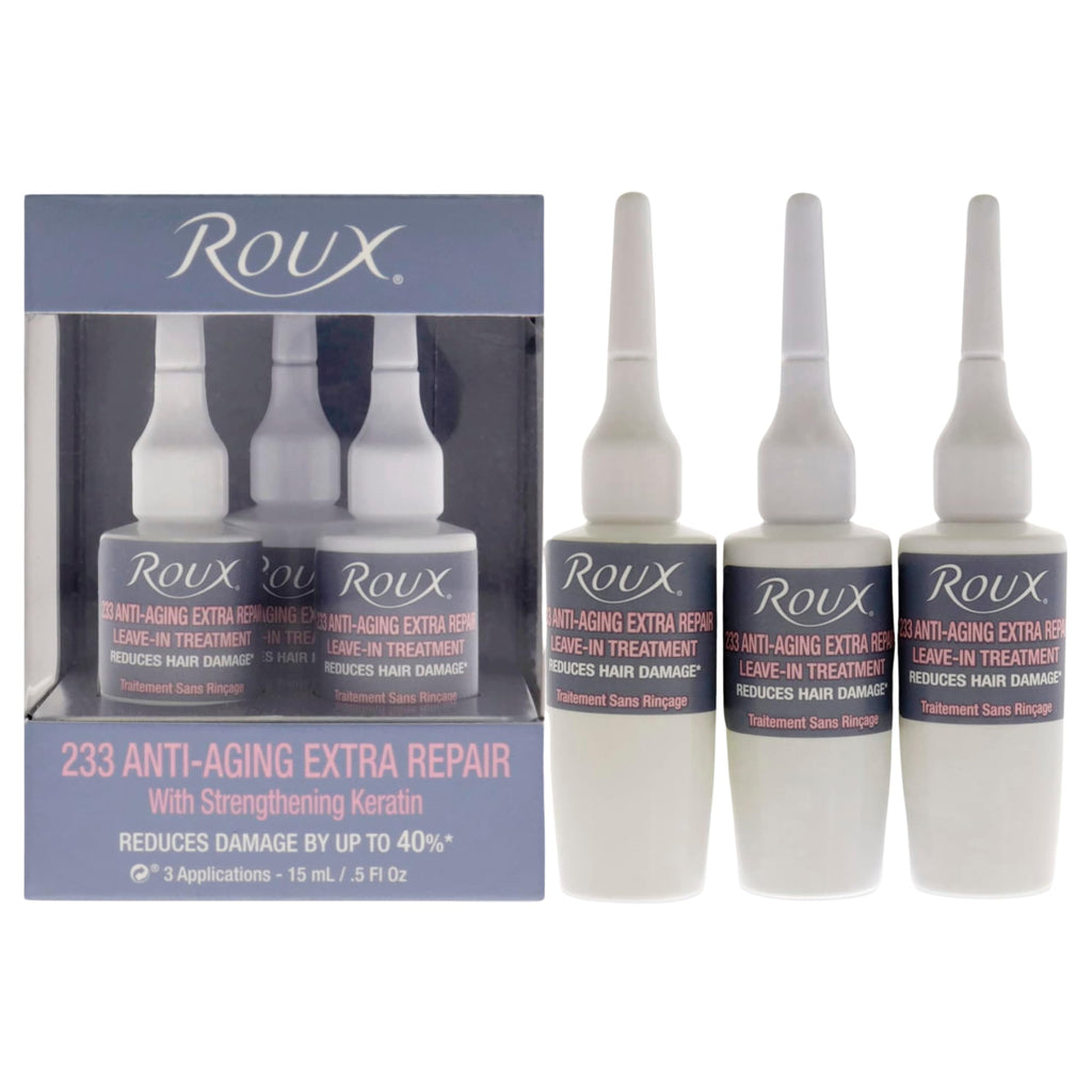 LOOGBH Roux 233 Leave-In Treatment Vials – Rehydrate Hair, Improve Porosity & Elasticity