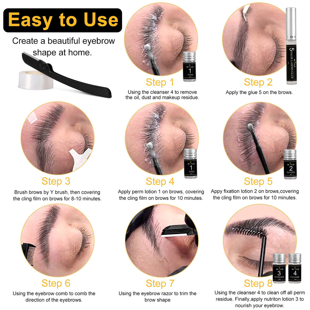 Lookmee 5-in-1 Lash Lift & Eyebrow Lamination Kit – DIY Salon-Quality Lashes & Brows