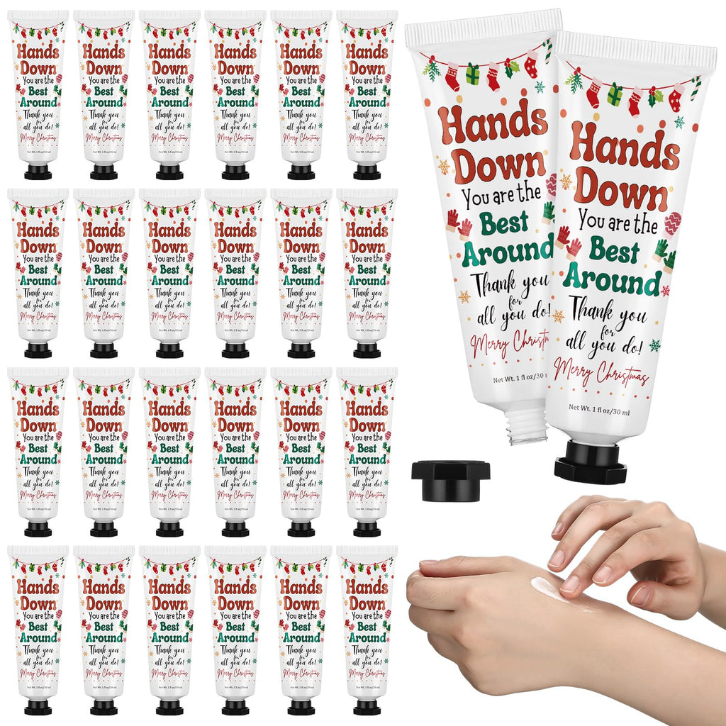 Loopeer 24 Pcs Christmas Hand Cream Gift Set – 30 ml Travel Size Stocking Stuffers