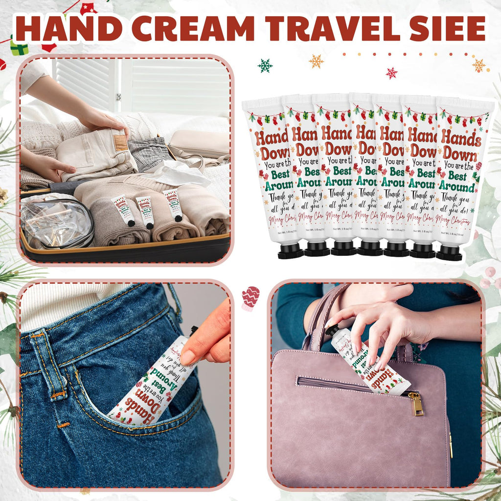 Loopeer 24 Pcs Christmas Hand Cream Gift Set – 30 ml Travel Size Stocking Stuffers