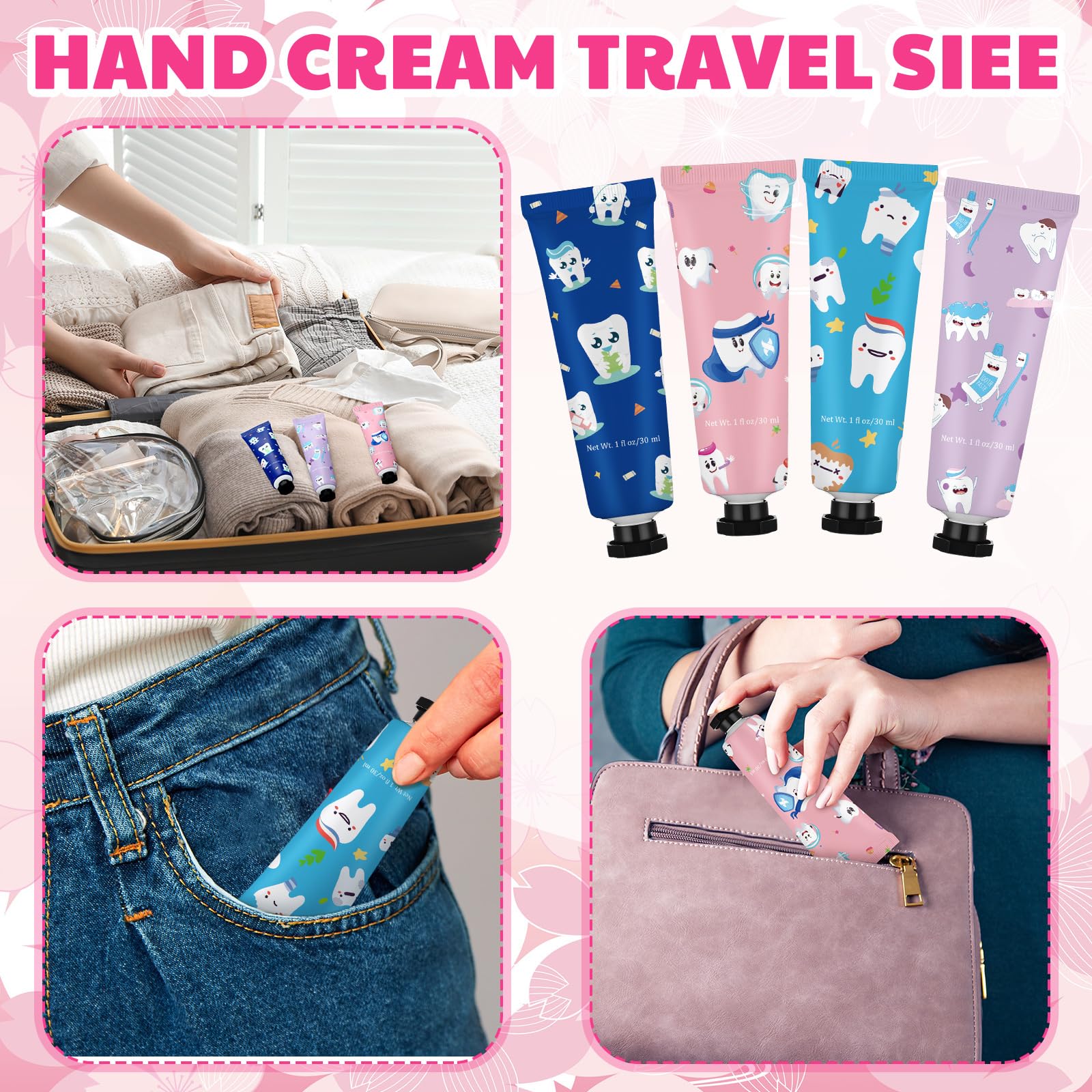 Loopeer 36 Pcs Dental Assistant Gift Set – Travel-Size Hand Creams for Hygienists