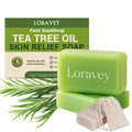 Loravey Antifungal Relief Soap Bar with Tea Tree Oil – Gentle Foot & Body Cleanser