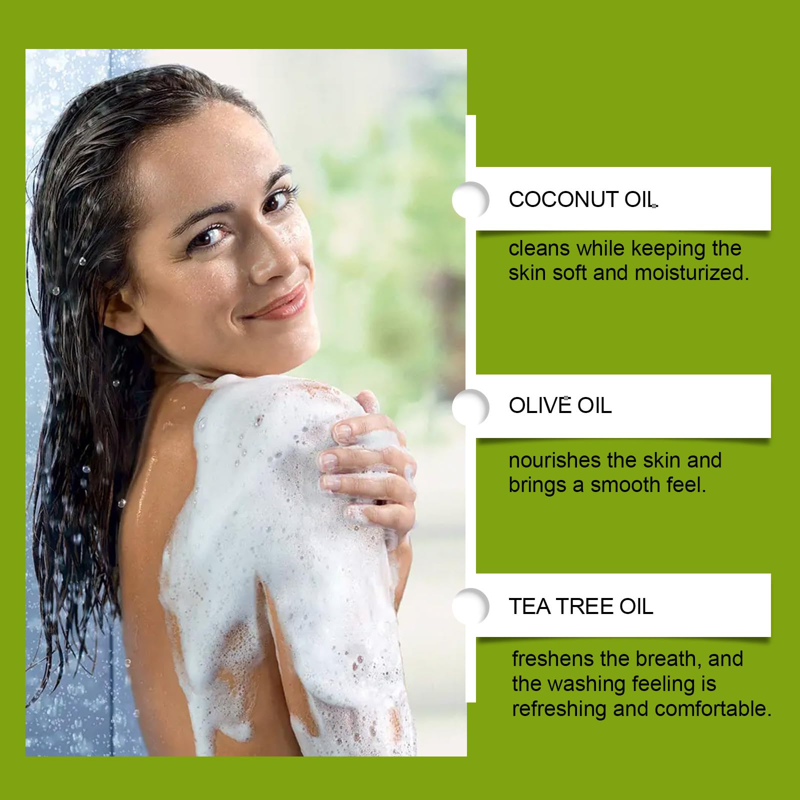 Loravey Antifungal Relief Soap Bar with Tea Tree Oil – Gentle Foot & Body Cleanser