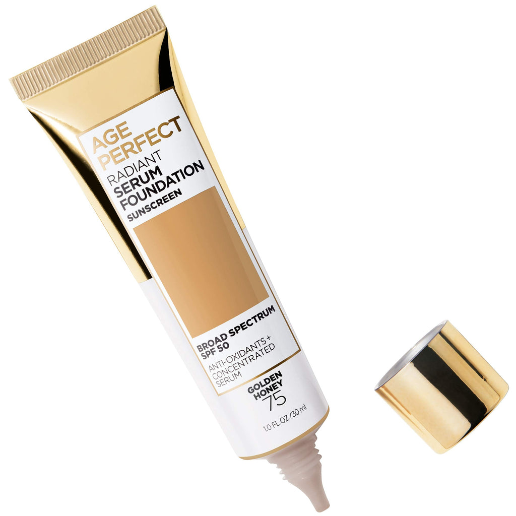 L'Oreal Paris Age Perfect Radiant Serum Foundation SPF 50 – Golden Honey | Hydration & Light Coverage