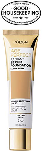 L'Oreal Paris Age Perfect Radiant Serum Foundation SPF 50 - Golden Beige