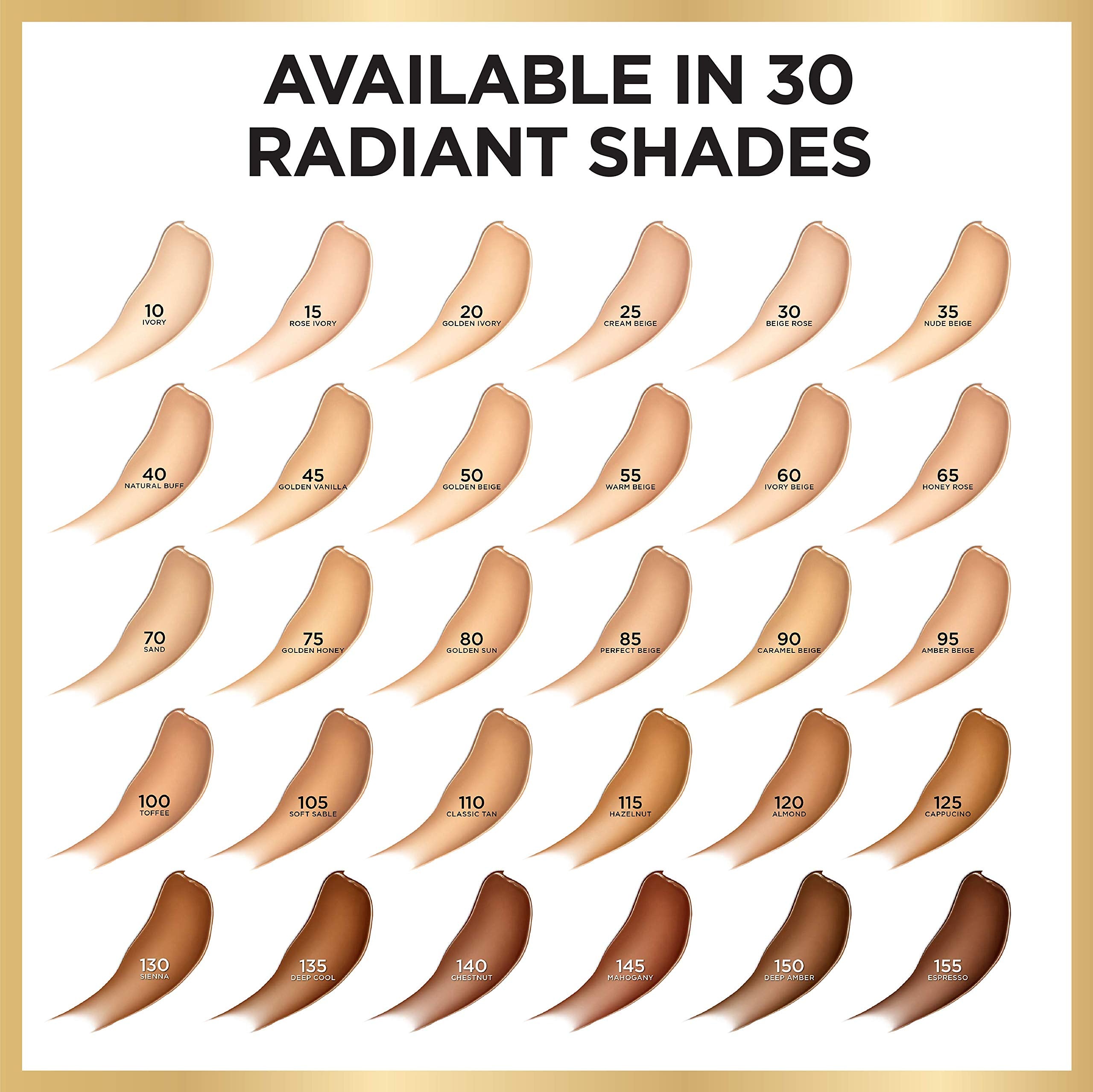 L'Oreal Paris Age Perfect Radiant Serum Foundation SPF 50 - Golden Beige
