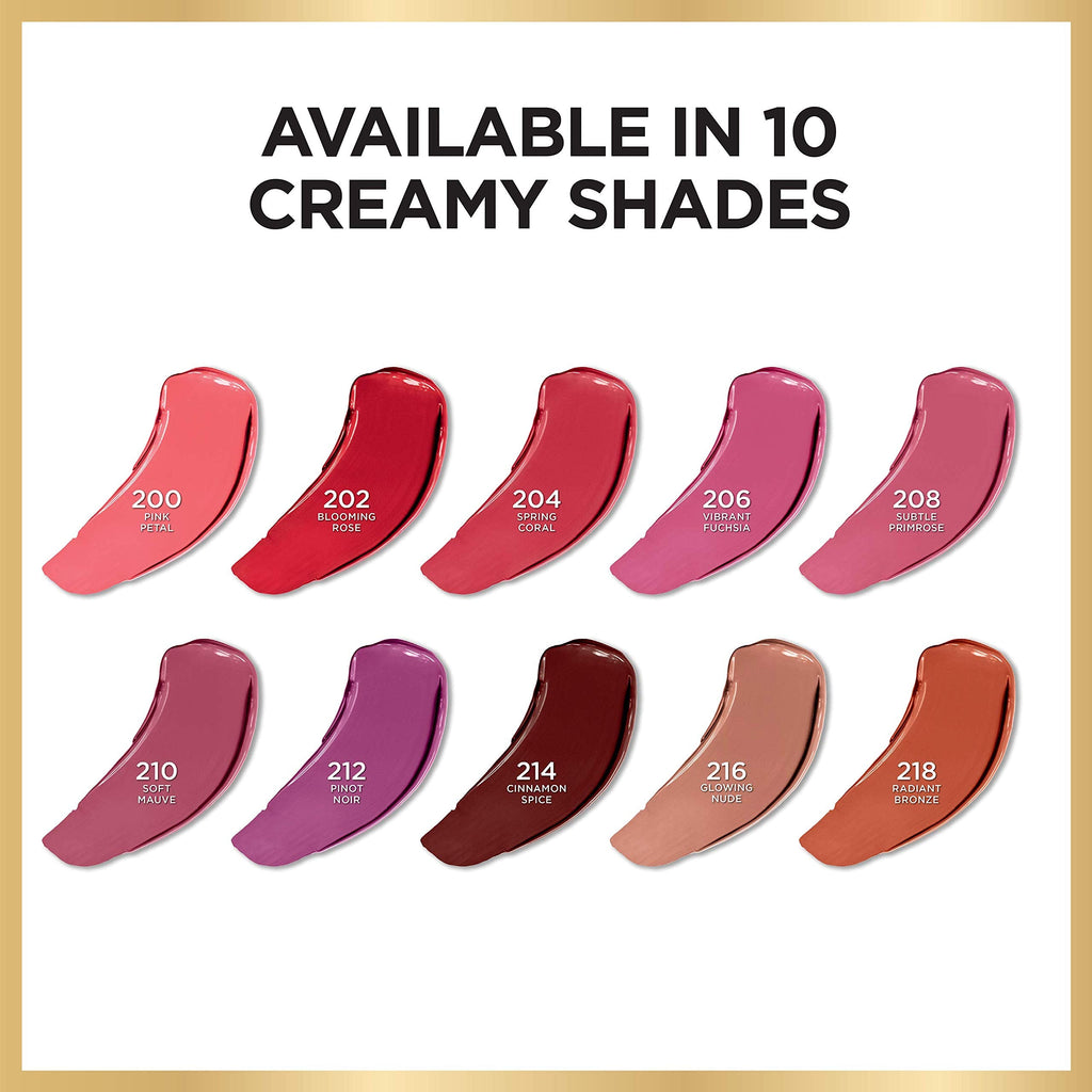 L'Oreal Paris Age Perfect Satin Lipstick with Precious Oils – 206 Vibrant Fuchsia