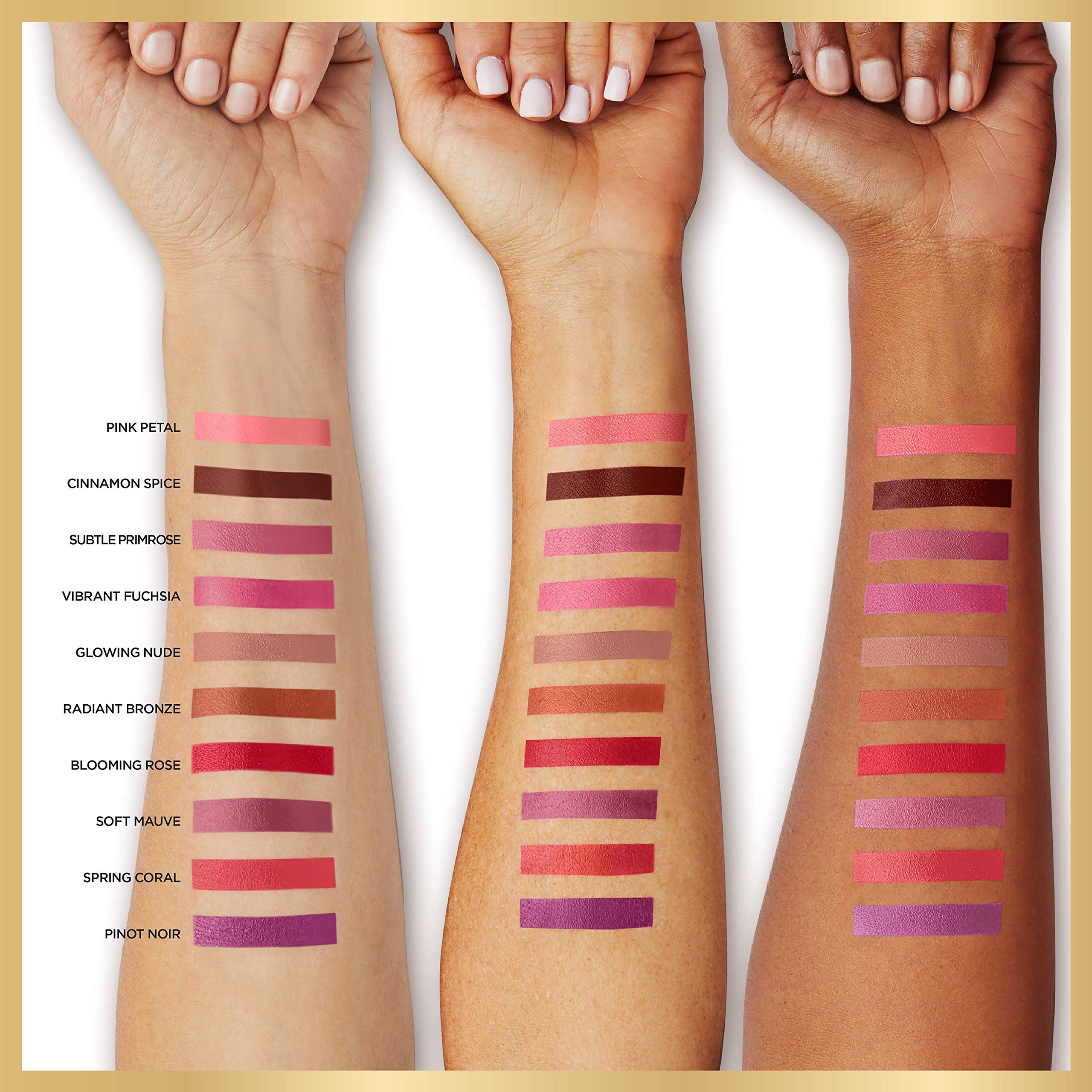 L'Oreal Paris Age Perfect Satin Lipstick with Precious Oils – 206 Vibrant Fuchsia