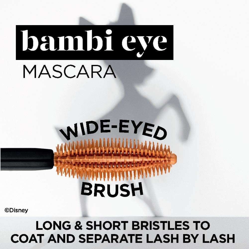 L'Oreal Paris Bambi Eye Washable Mascara – Lasting Volume & Lift, Black