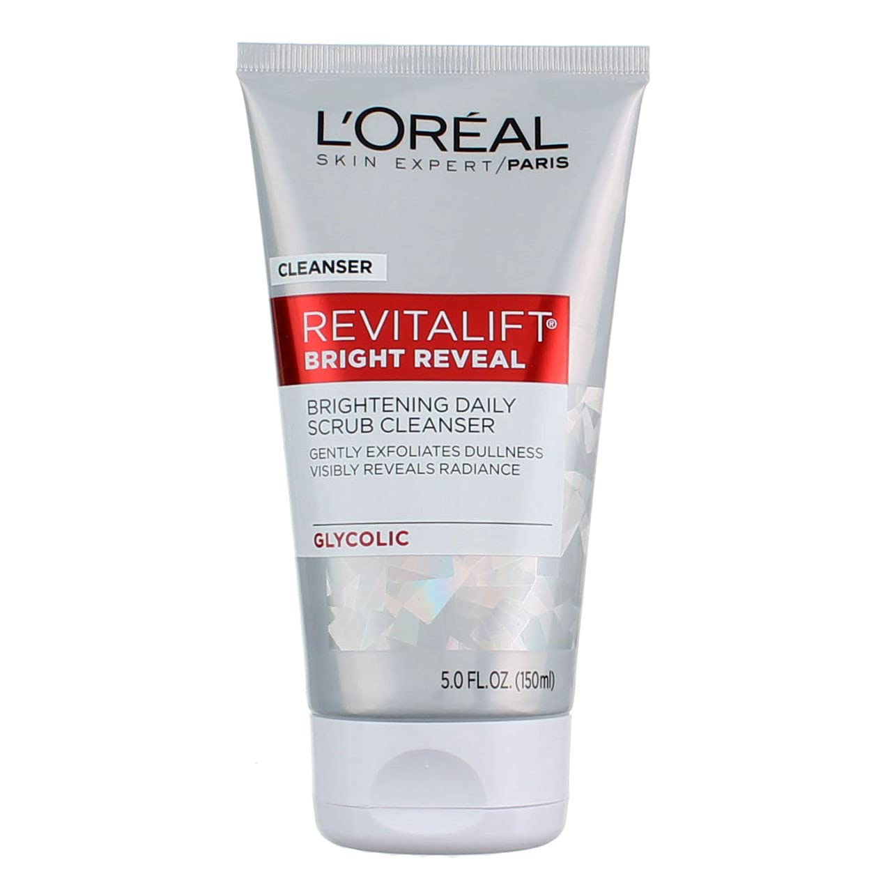 L'Oreal Paris Revitalift Bright Cleaner – Glycolic Facial Scrub for Brighter Skin