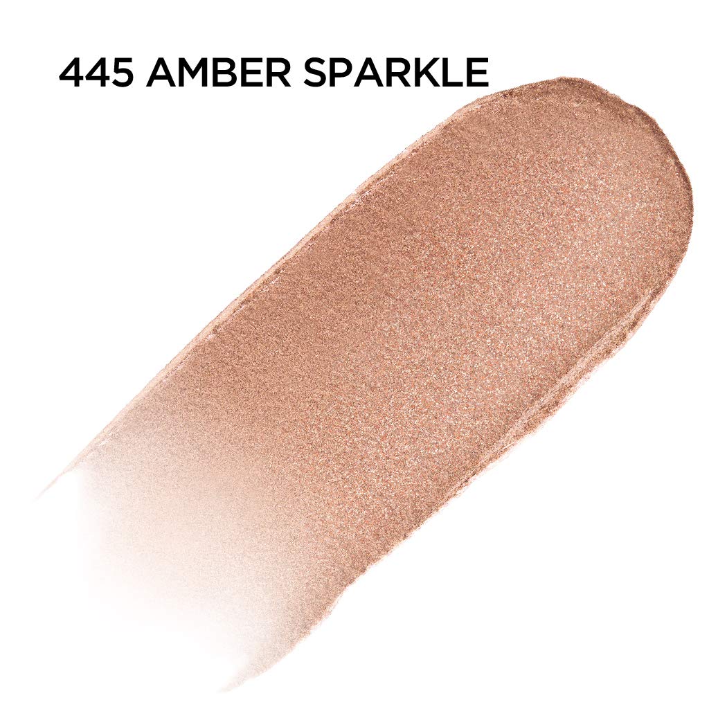 L'Oreal Paris Brilliant Eyes Shimmer Liquid Eye Shadow - Amber Sparkle, Long-Wear & Crease-Resistant (0.1 oz)