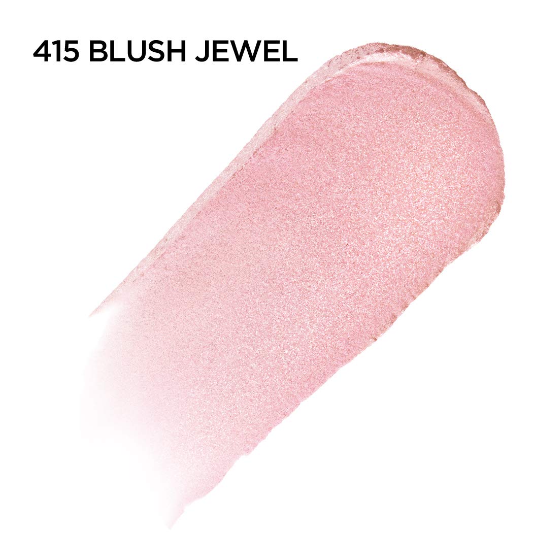 L'Oreal Paris Brilliant Eyes Shimmer Liquid Eye Shadow - Longwearing, Crease-Resistant, Flake-Proof, Blush Jewel, 0.1 oz