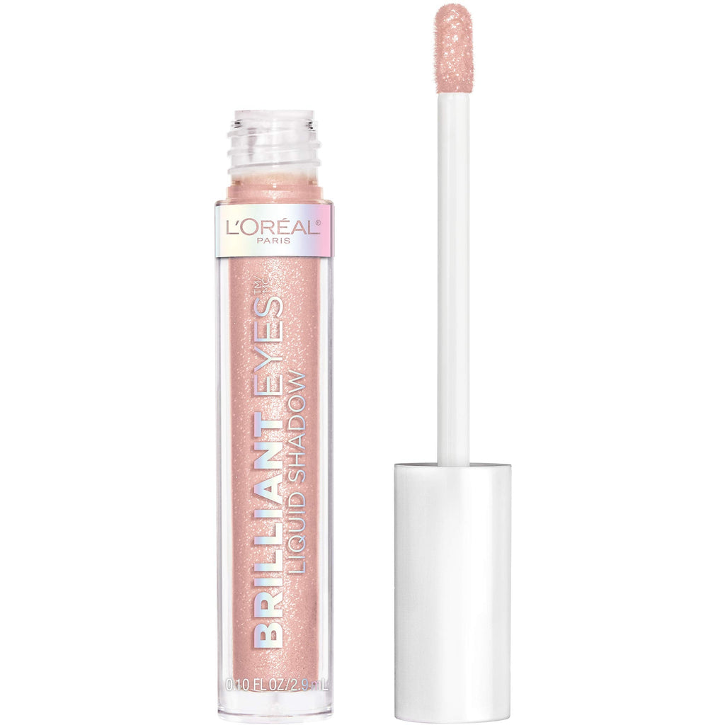 L'Oreal Paris Brilliant Eyes Shimmer Liquid Eye Shadow – Paradise Star, 0.1 oz