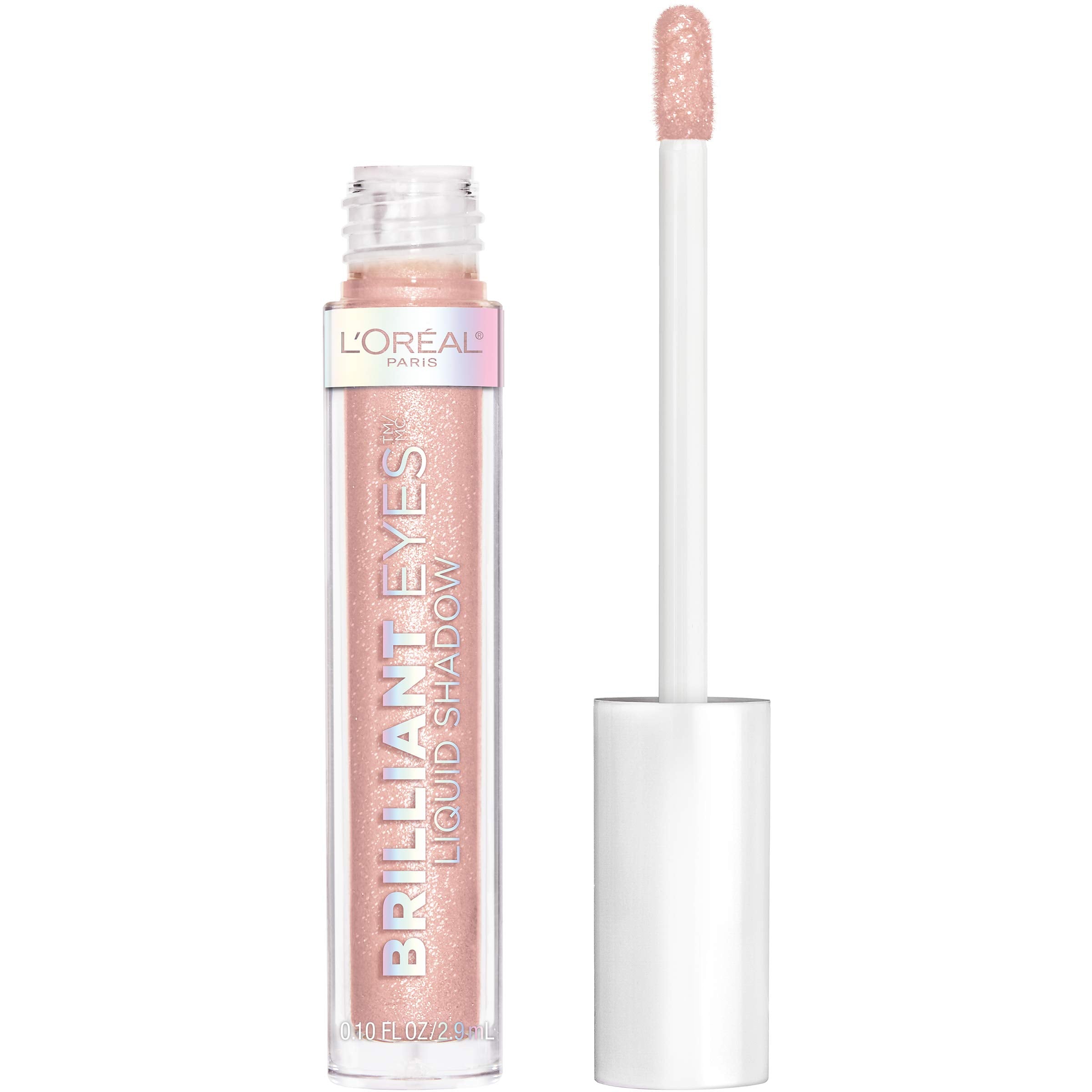 L'Oreal Paris Brilliant Eyes Shimmer Liquid Eye Shadow – Paradise Star, 0.1 oz