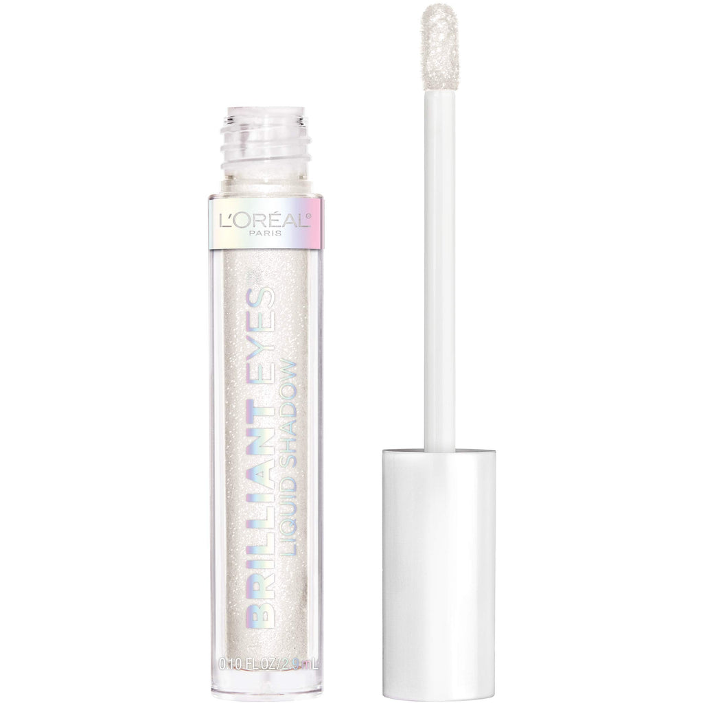 L'Oreal Paris Brilliant Eyes Shimmer Liquid Eye Shadow – String of Pearls (0.1 oz) | Long-Wearing, Crease-Resistant
