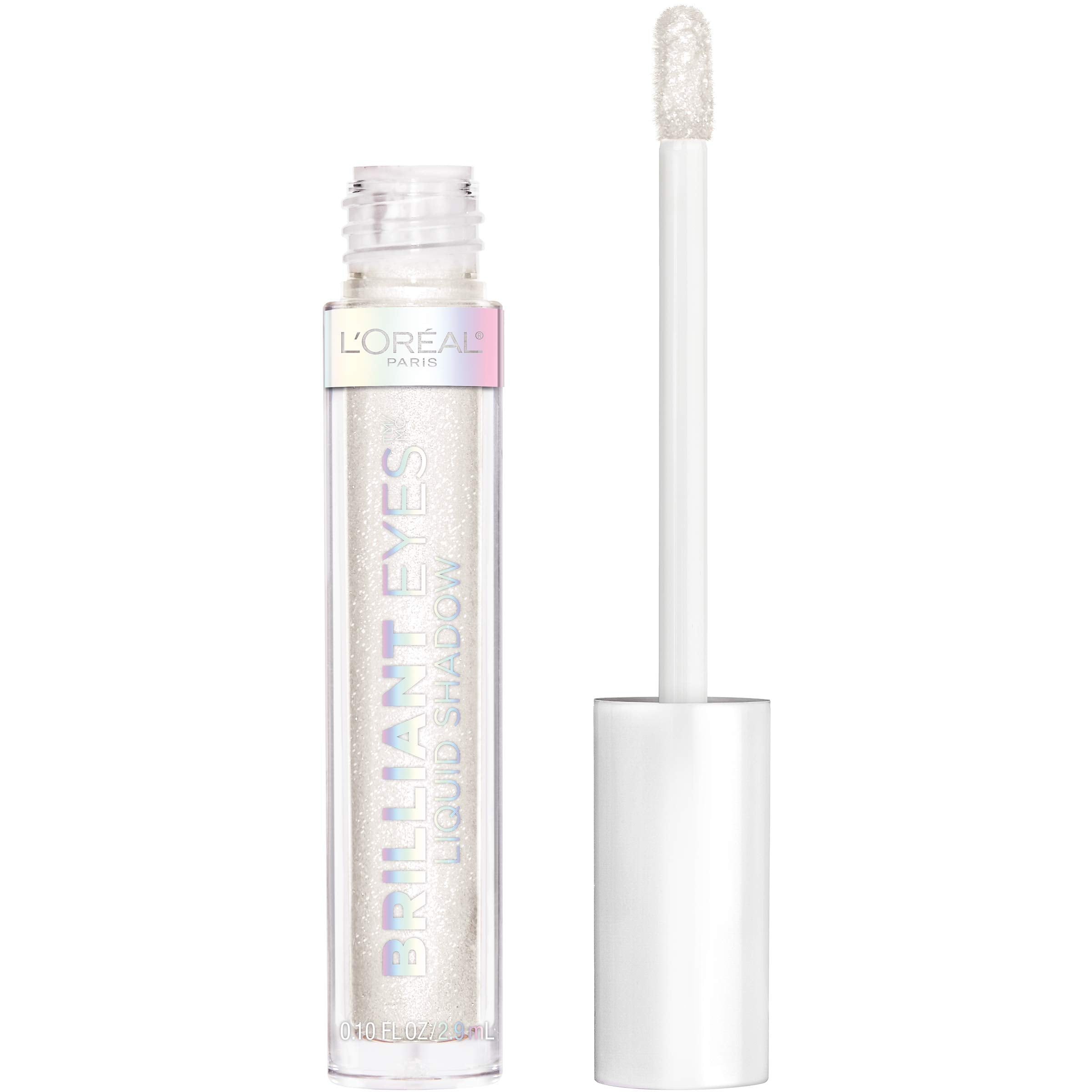 L'Oreal Paris Brilliant Eyes Shimmer Liquid Eye Shadow – String of Pearls (0.1 oz) | Long-Wearing, Crease-Resistant