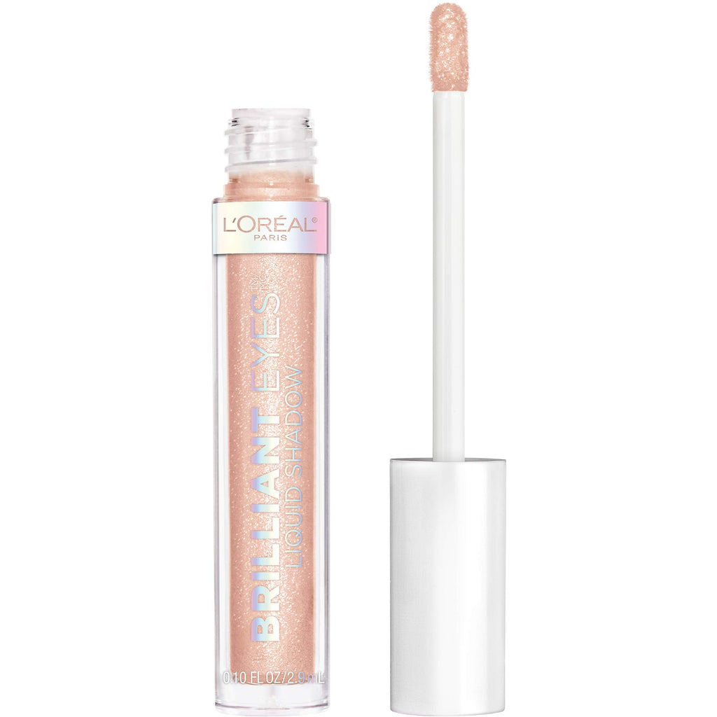 L'Oreal Paris Brilliant Eyes Shimmer Liquid Eye Shadow – Longwearing, Crease-Resistant, 0.1 oz