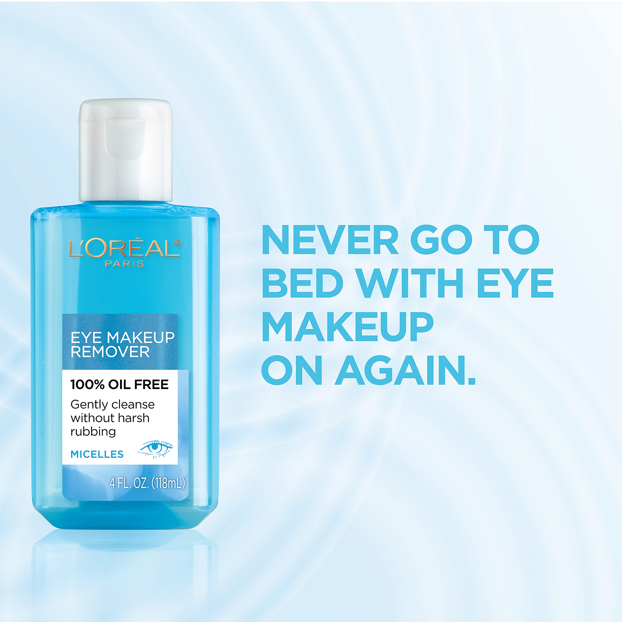 L'Oreal Paris Clean Artiste Oil Free Eye Makeup Remover – 2 Count