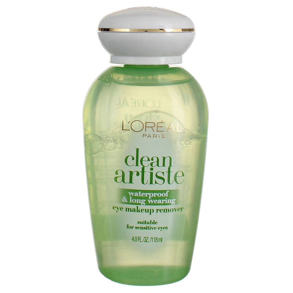 L'Oreal Paris Clean Artiste Waterproof & Long-Wearing Eye Makeup Remover - 4 oz x3