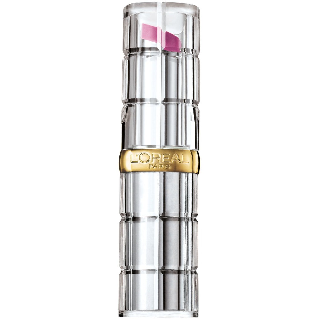 L'Oreal Paris Colour Riche Shine Lipstick, Gleaming Plum, 0.1 oz – Hydrating Gloss Lip Color