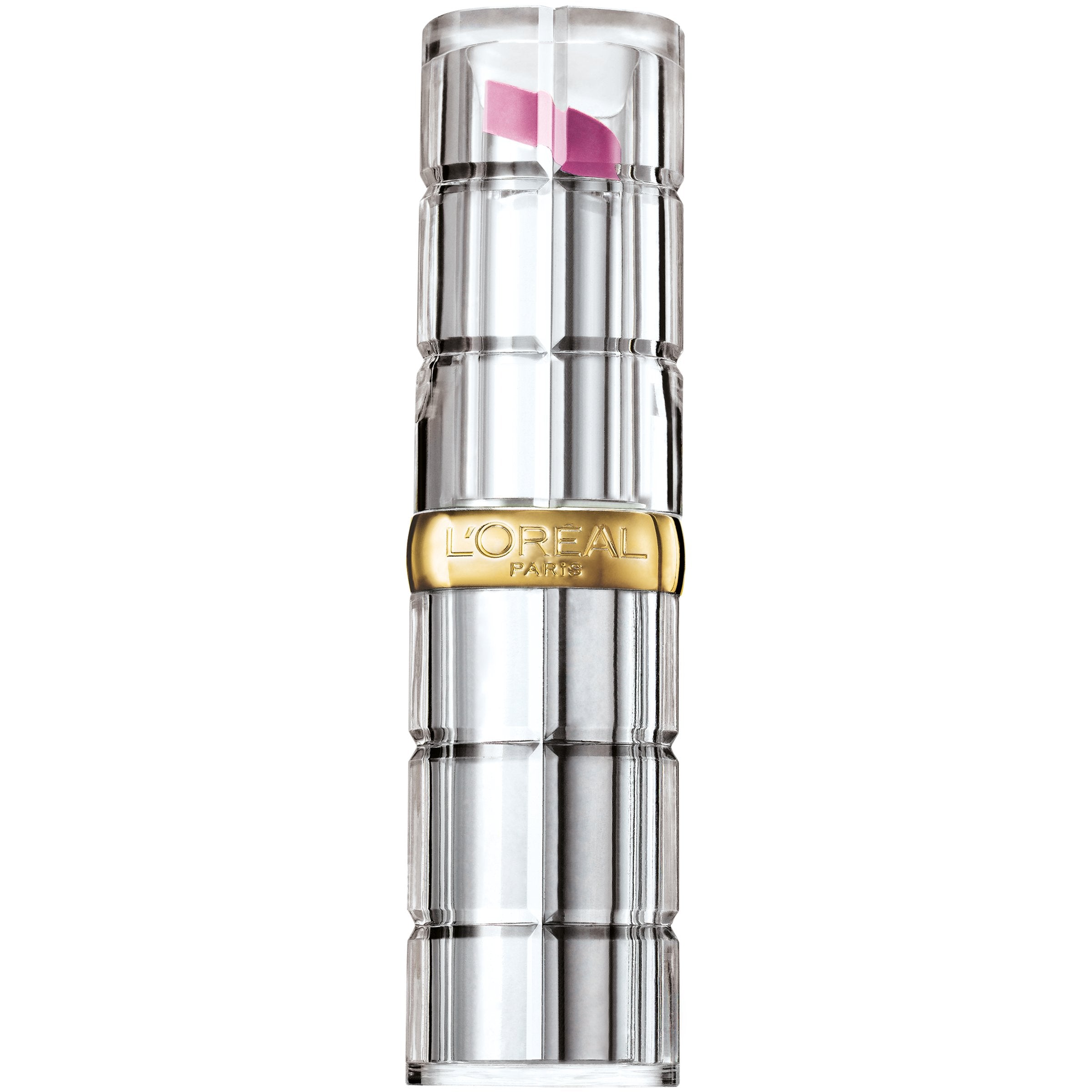 L'Oreal Paris Colour Riche Shine Lipstick, Gleaming Plum, 0.1 oz – Hydrating Gloss Lip Color