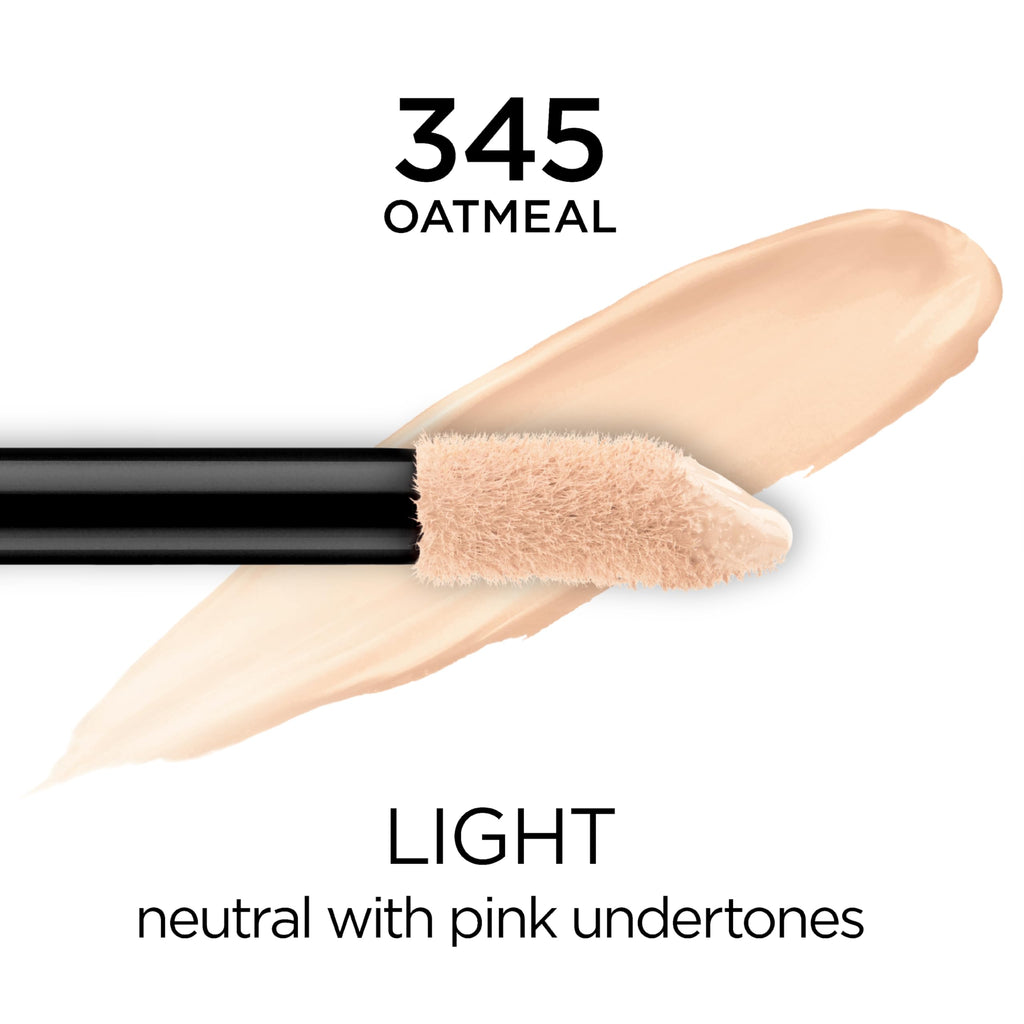 L'Oréal Paris Infallible Full Wear Waterproof Matte Concealer – Full Coverage, Oatmeal, 0.33 oz