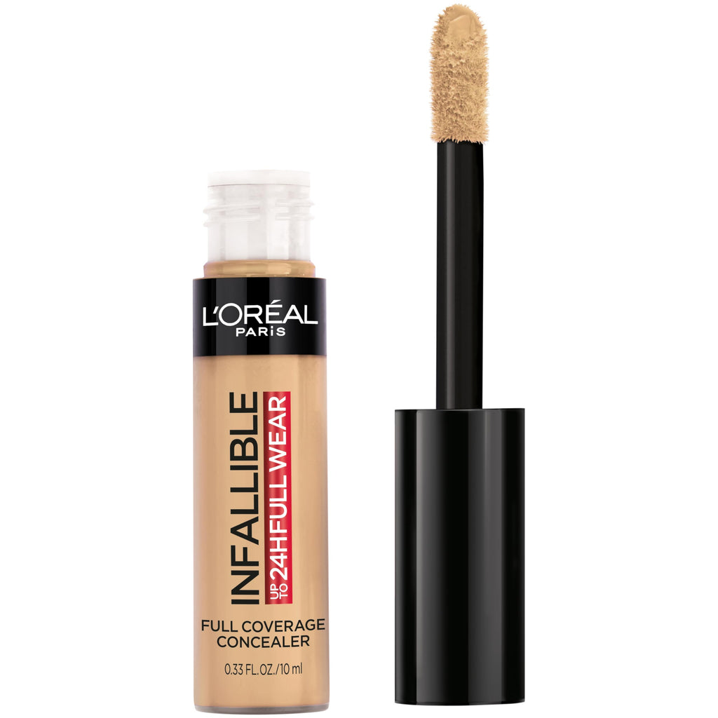 L'Oreal Paris Full Wear Waterproof Matte Concealer, Cashew, 0.33 oz | Full Coverage