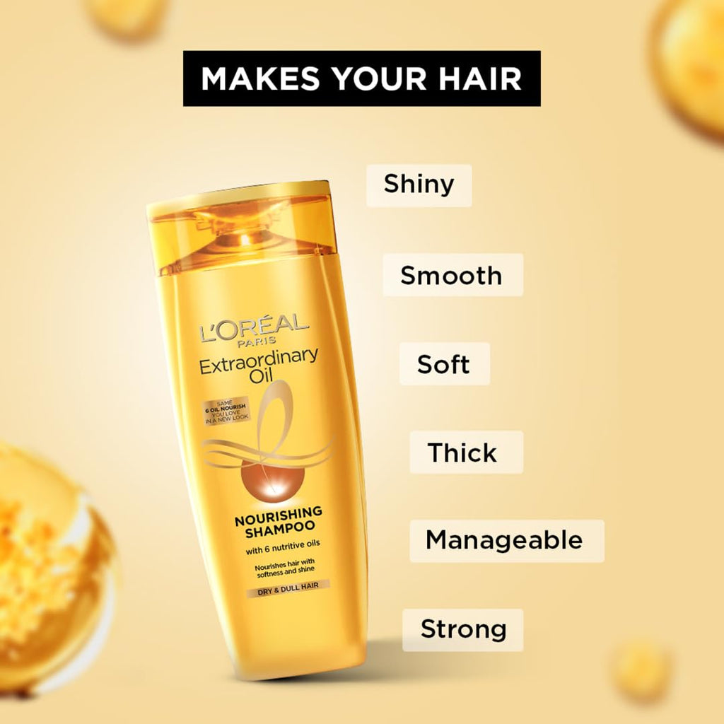 L'Oreal Paris Hex 6 Oil Shampoo 360ml – Deep Nourishment for All Hair Types