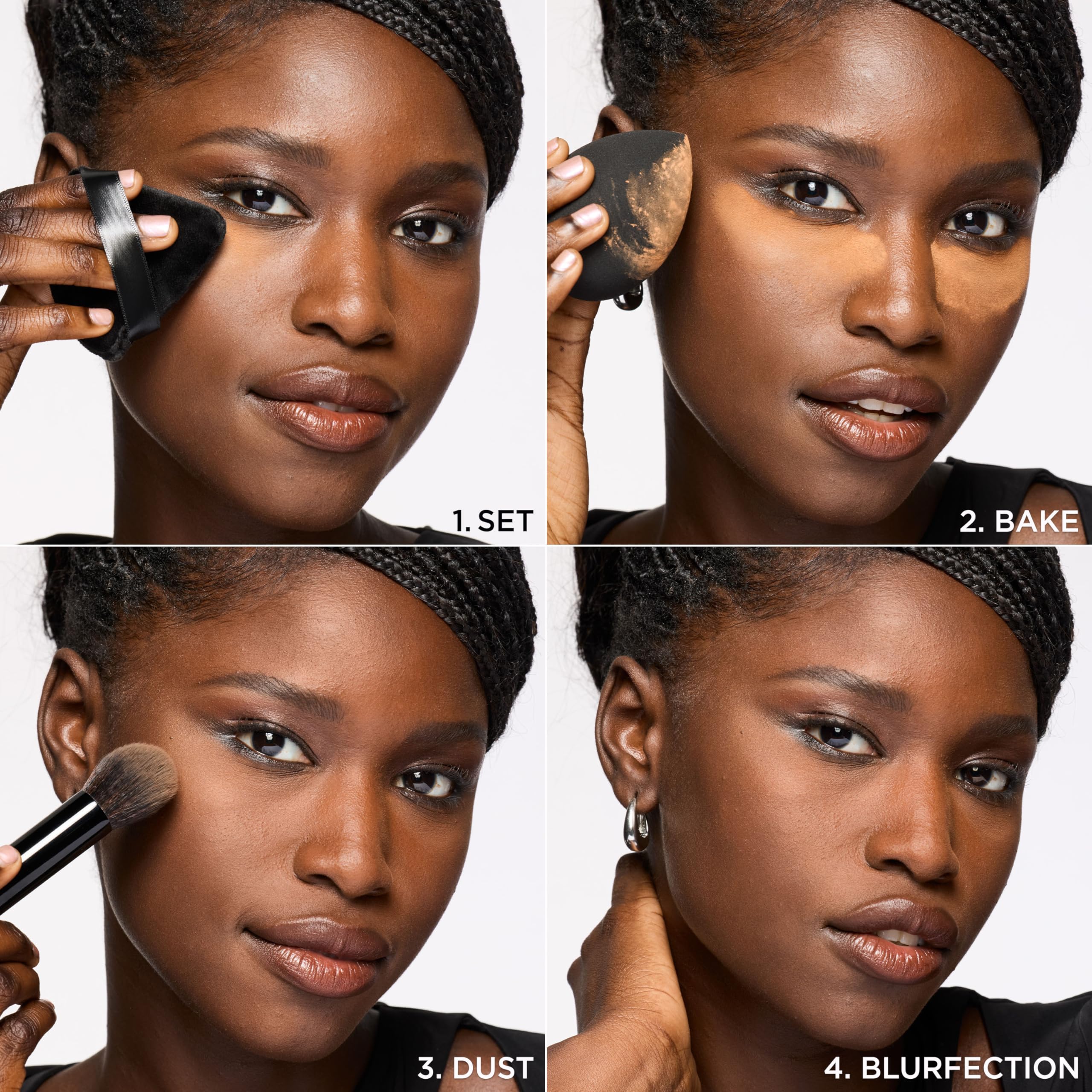 L'Oreal Paris Infallible Blur-fection Loose Setting Powder — 24H Wear, Translucent Medium Deep | 1 Kit